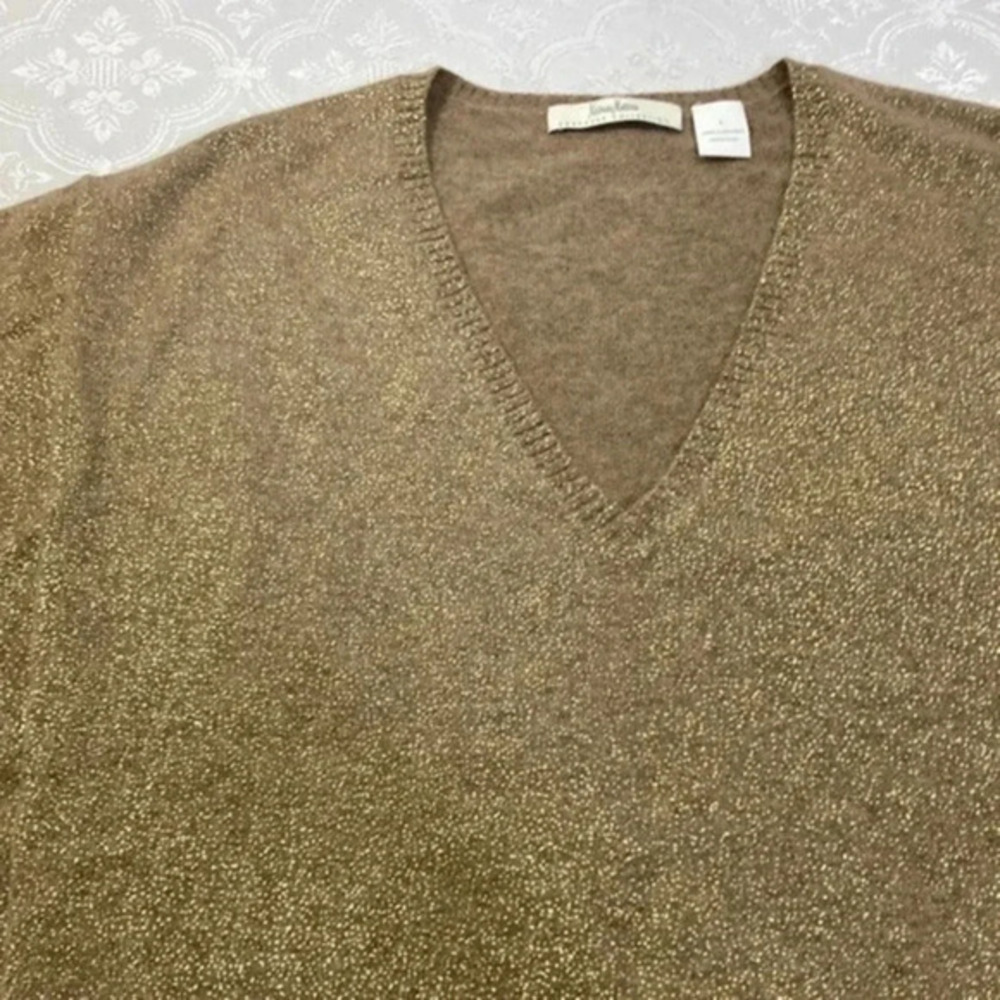 Neiman Marcus Cashmere Blouse L
